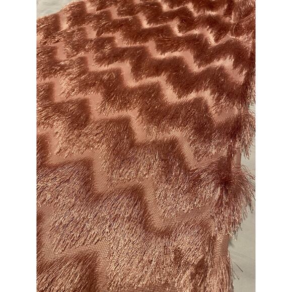 ANTHROPOLOGIE Hutch Chevron Fringe Mini Flapper Rose/Pink Statement Dress XXS - Picture 15 of 15
